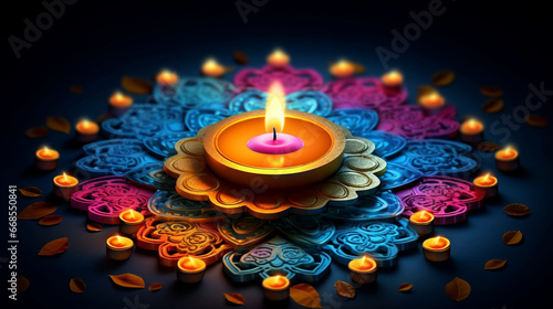 Diwali Festival of lights background