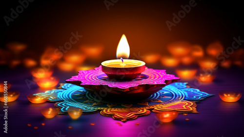 Diwali Festival of lights background