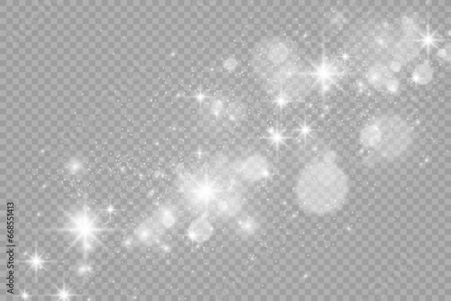 Brilliant dust vector shine. Glittering shiny ornaments for background. Vector illustration.	
