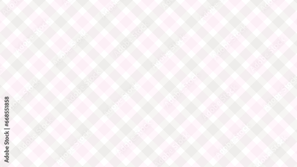 Diagonal pink and grey checkered in the white background Diagonal pink and grey checkered in the white background