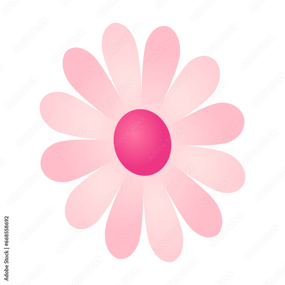 Vector daisy chamomile isolated on white background vector illustration Vector daisy chamomile isolated on white background vector illustration