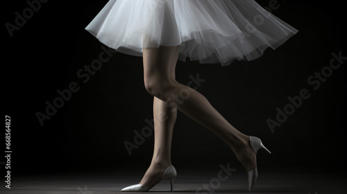 Legs of ballerina art dance
