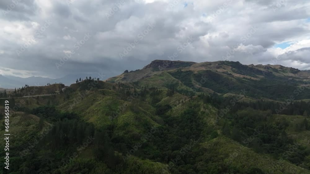Drone video over mountains in Fiji Drone video over mountains in Fiji