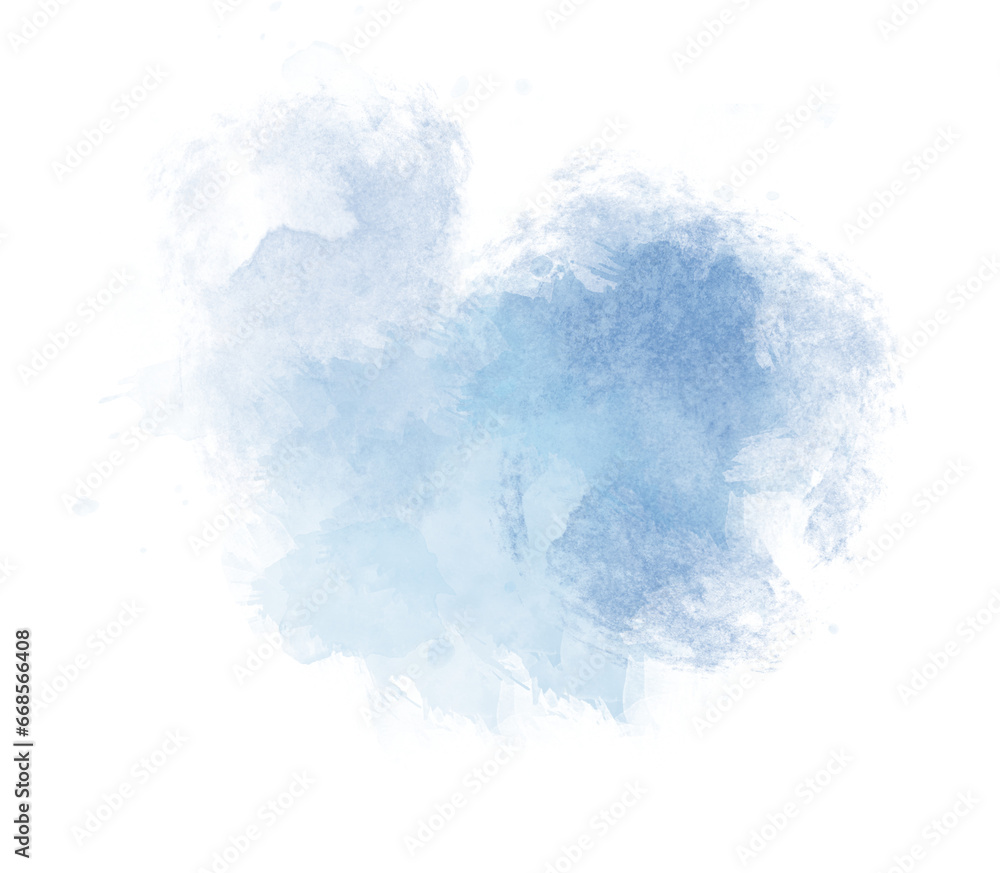 Blue watercolor stain Blue watercolor stain