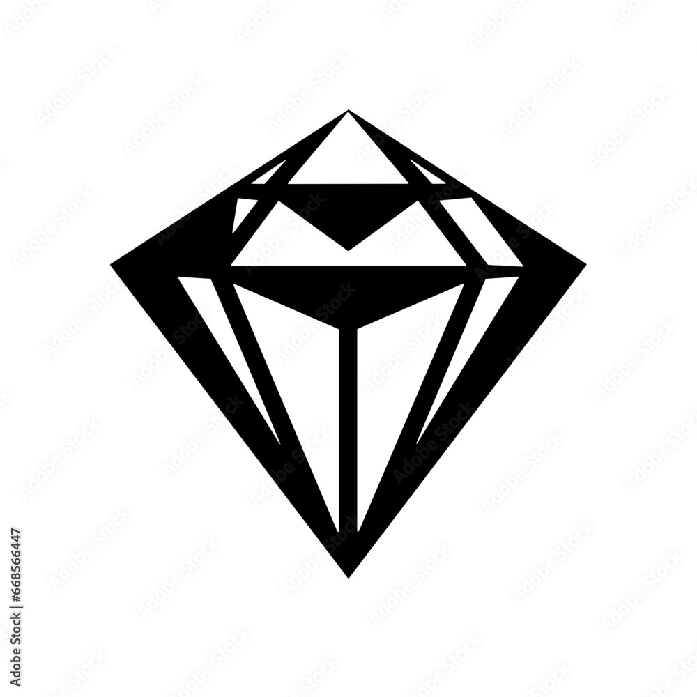 diamond on white background diamond on white background