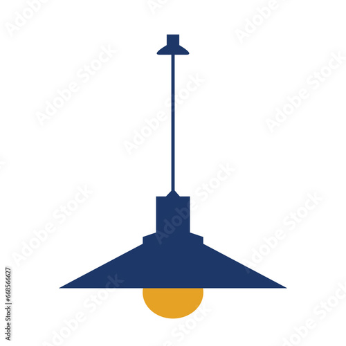 vector hanging lamp
