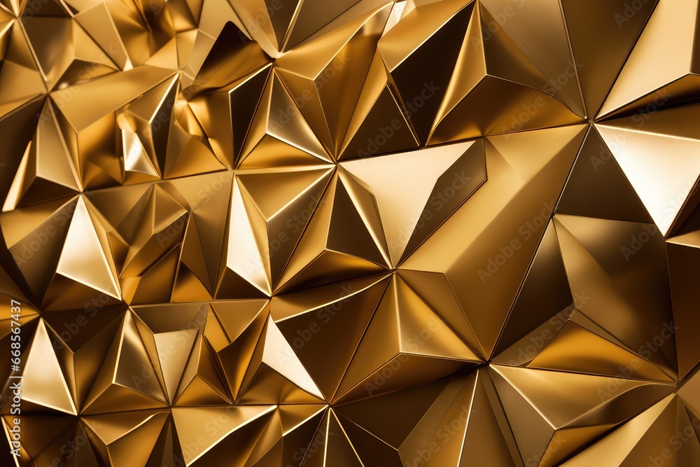 abstract low poly pattern golden backdrop for presentation abstract low poly pattern golden backdrop for presentation