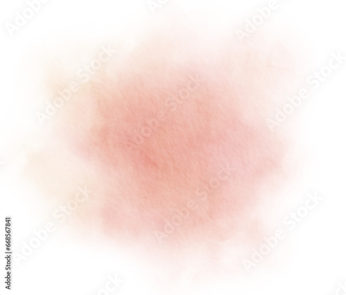 Pink watercolor stain