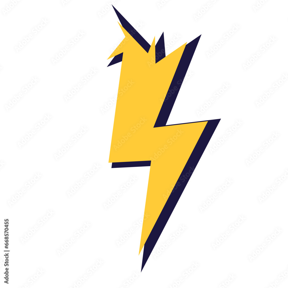 vector yellow lightning vector yellow lightning