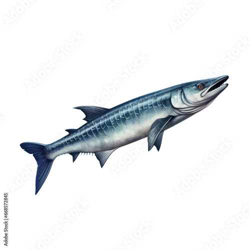 barracuda isolated on transparent background,transparency 