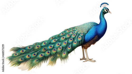 peacock isolated on transparent background,transparency 
