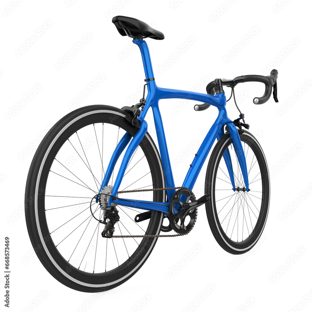 Speed Racing Bicycle Isolated