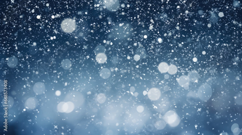 Snowy Winter Abstract Background