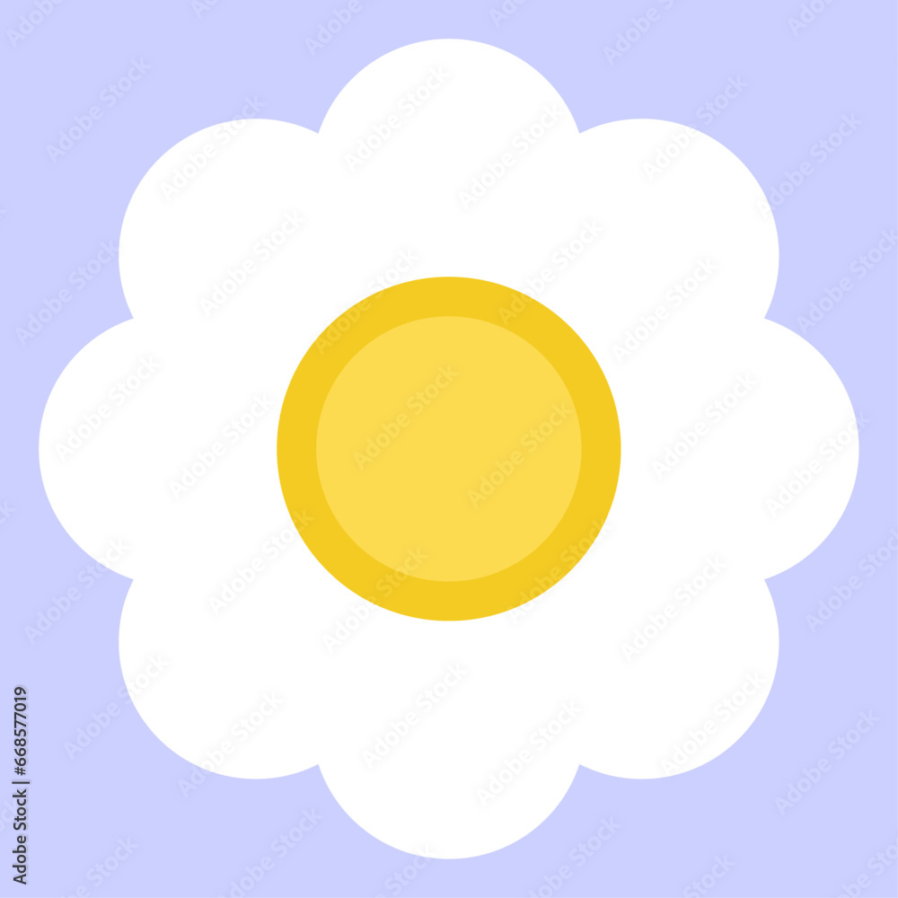 Vector daisy icon chamomile vector icon isolated Vector daisy icon chamomile vector icon isolated