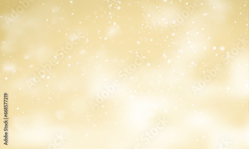 Vector elegant yellow sparkle bokeh light background design