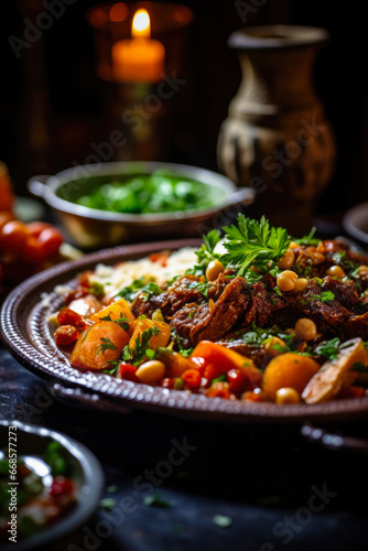 Traditional Moroccan Dish Tajin 