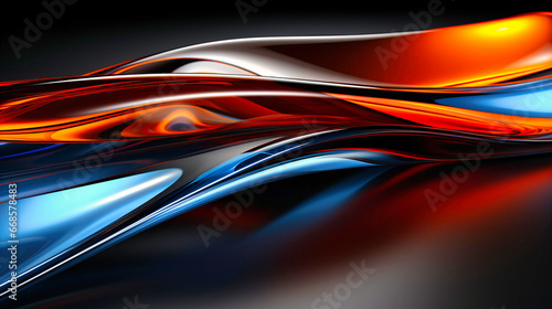 Vivid Streams of Color Mingle, Creating a Mesmerizing Dance of Elegance and Dynamic Fluidity.