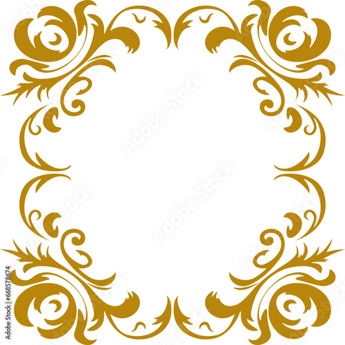Ornamental curls, swirls divider and filigree ornaments vector illustration. Design elements