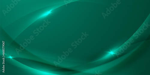 Green abstract background design with elegant elements vector illustration.