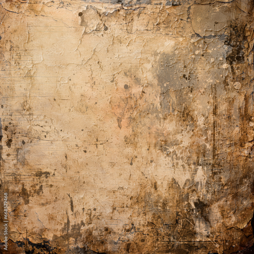 Grunge brown stone wall texture. Digital background