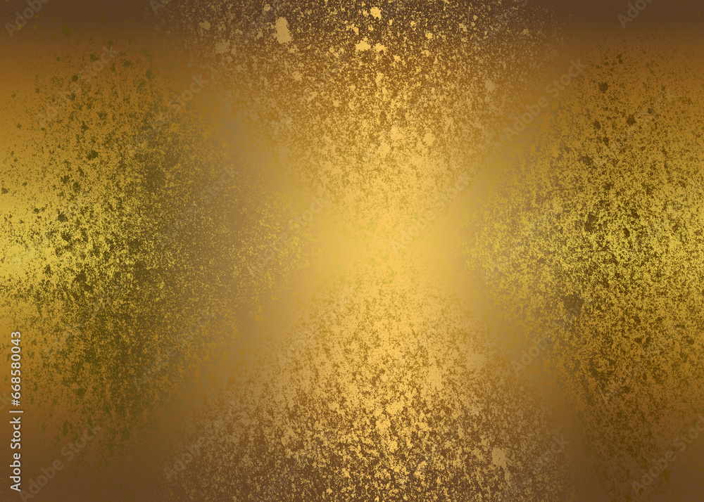 Golden Abstract decorative paper texture background for artwork - Illustration
