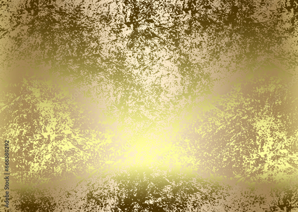 Golden Abstract decorative paper texture background for artwork - Illustration