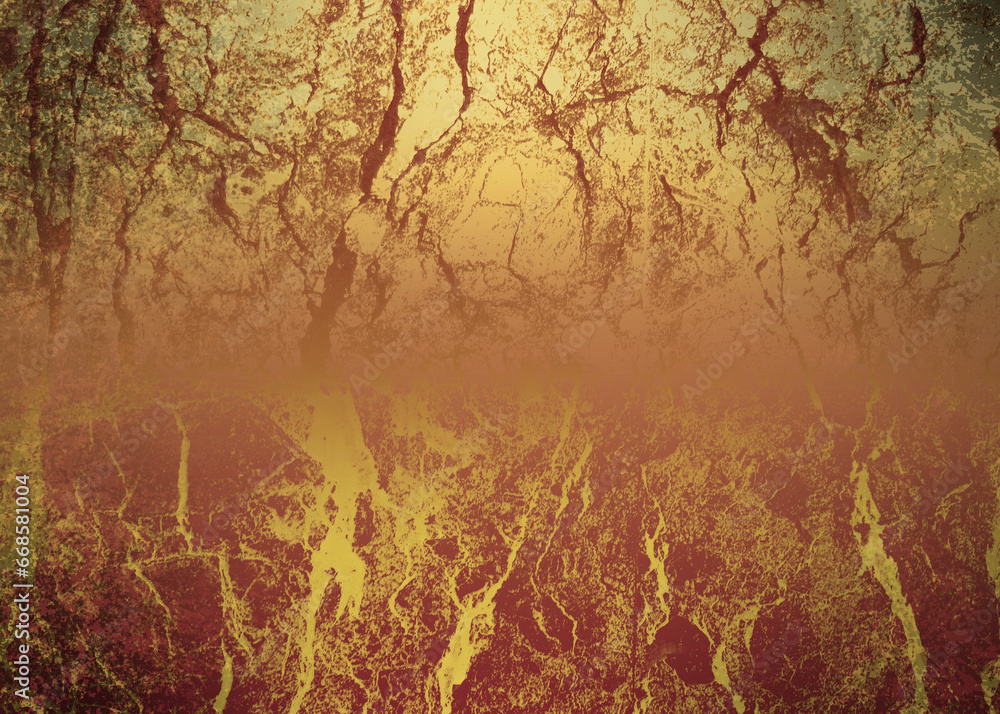 Golden Abstract decorative paper texture background for artwork - Illustration