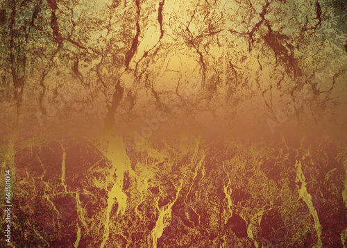 Obraz na płótnie Golden Abstract decorative paper texture background for artwork - Illustration w salonie