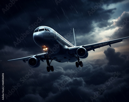 Air passenger plane airplane flight travel transportation jet aircraft sky airliner