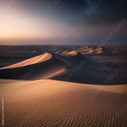 A mystical, starlit desert with sand that sparkles like crushed diamonds2 © Ai.Art.Creations