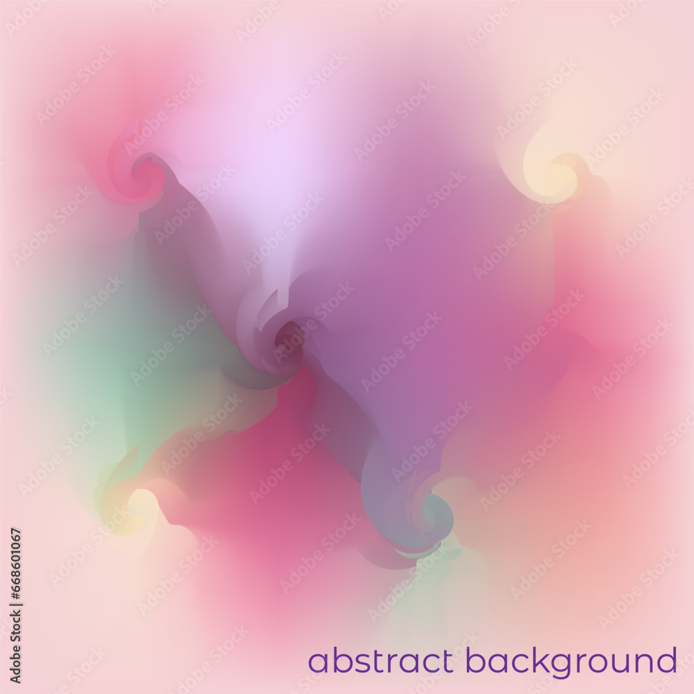 Abstract holographic background for project design. Vector