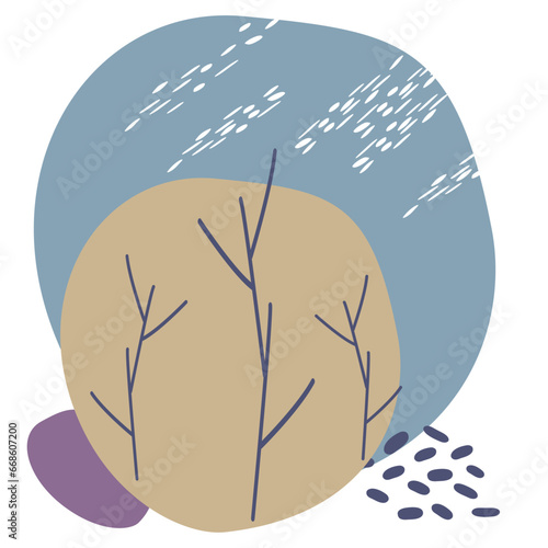 abstraction vector picture trees natyre 2
