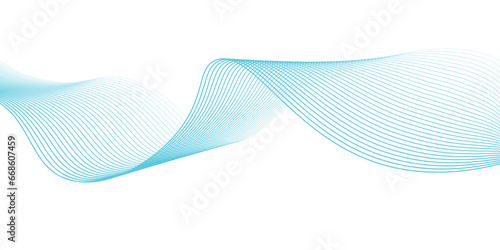 lines wave background swirl light blue background wave vector illustration