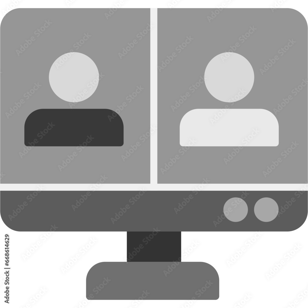 Online Meeting Icon Online Meeting Icon