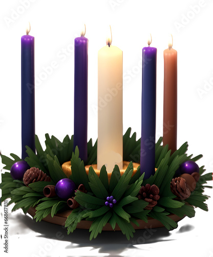 advent wreath, christmas candles