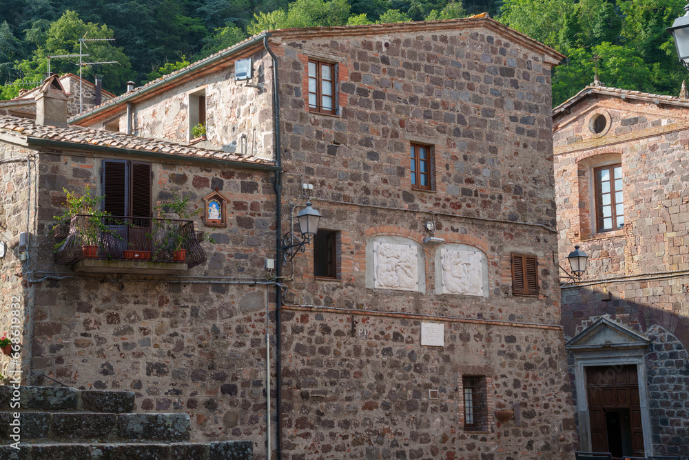 Radicofani, historic town in Tuscany