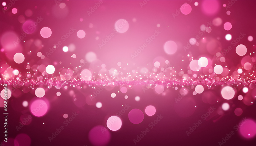Abstract pink bokeh background style style