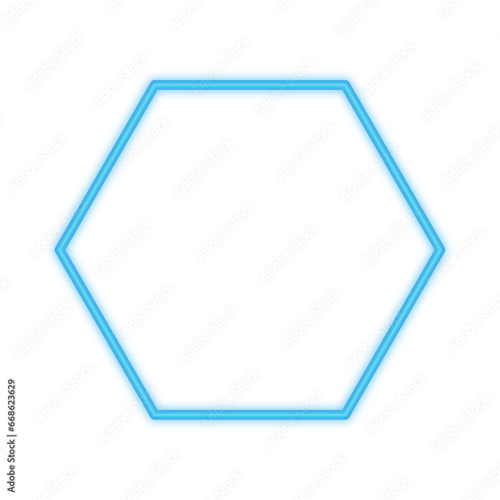 Hexagon Neon Light Hexagon Neon Light