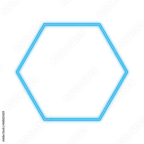Hexagon Neon Light