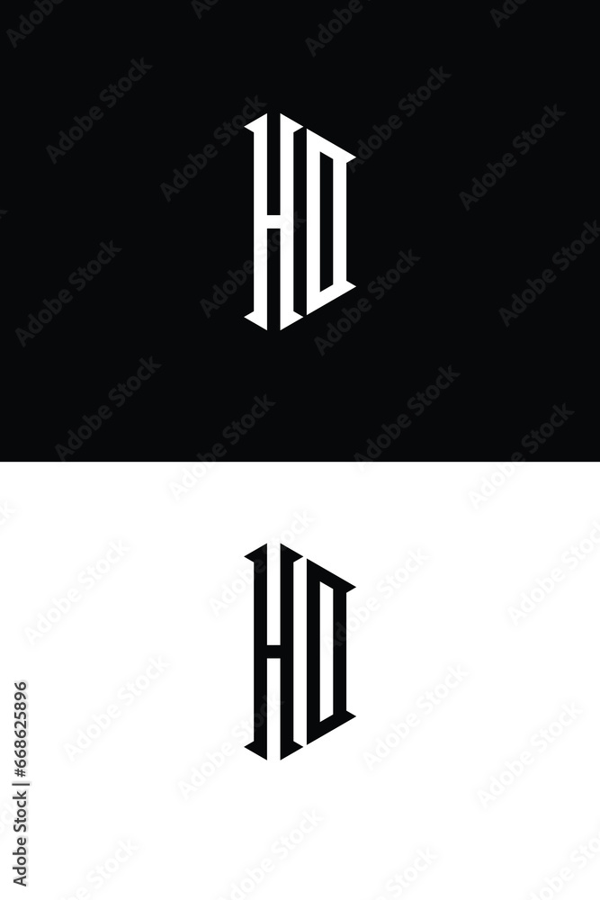 BH initial monogram letter logo BH initial monogram letter logo