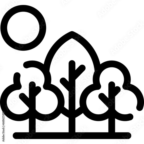 Tree Landscape Icon