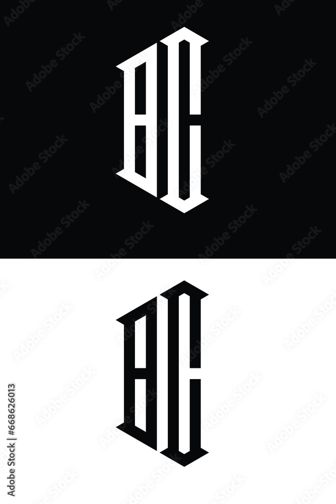 BC  monogram letter logo