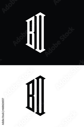 BO monogram letter logo