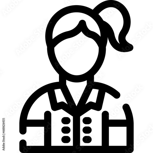 Female Professor Icon