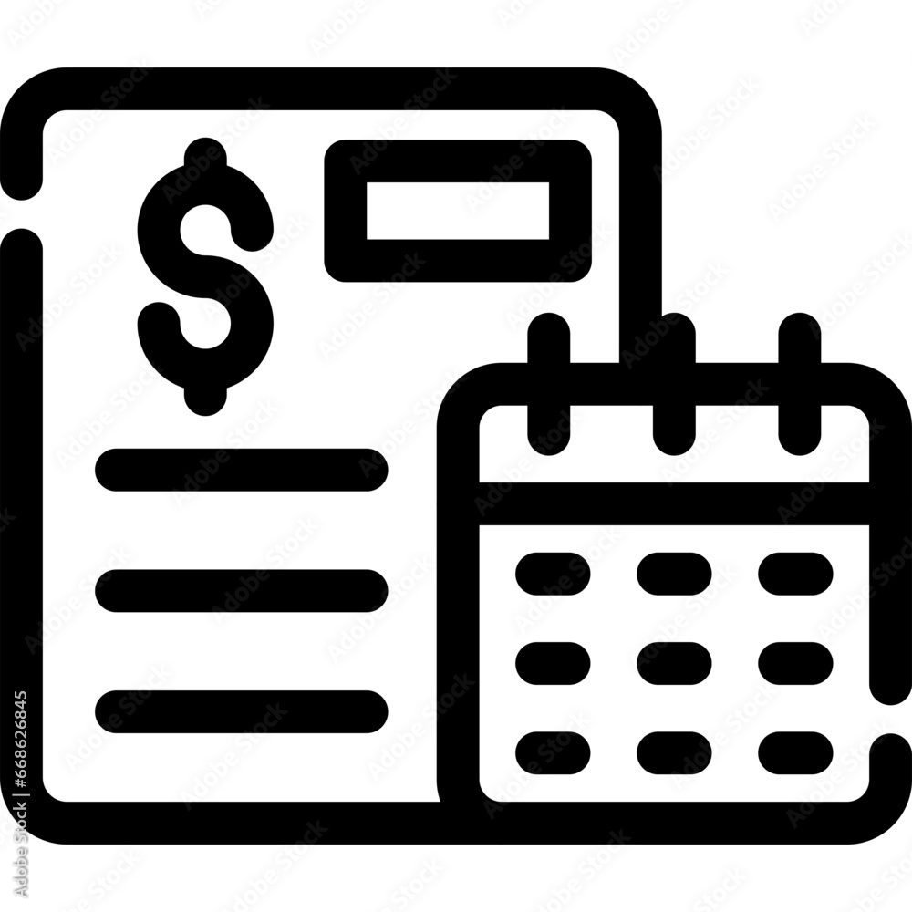 Yearly Sales Report Icon Yearly Sales Report Icon