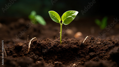 Grow plant soil
