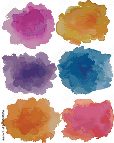 abstract watercolor splashes, abstract watercolor strokes, watercolor texture illustration 