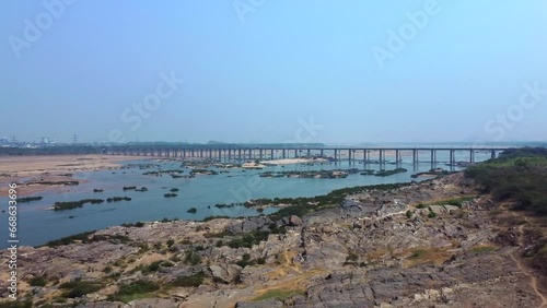 Wallpaper Mural  bhadrachalam ghat area on the bank of the sacred river godavari piligrimages bathing in bhadrachalam andhra pradesh Torontodigital.ca