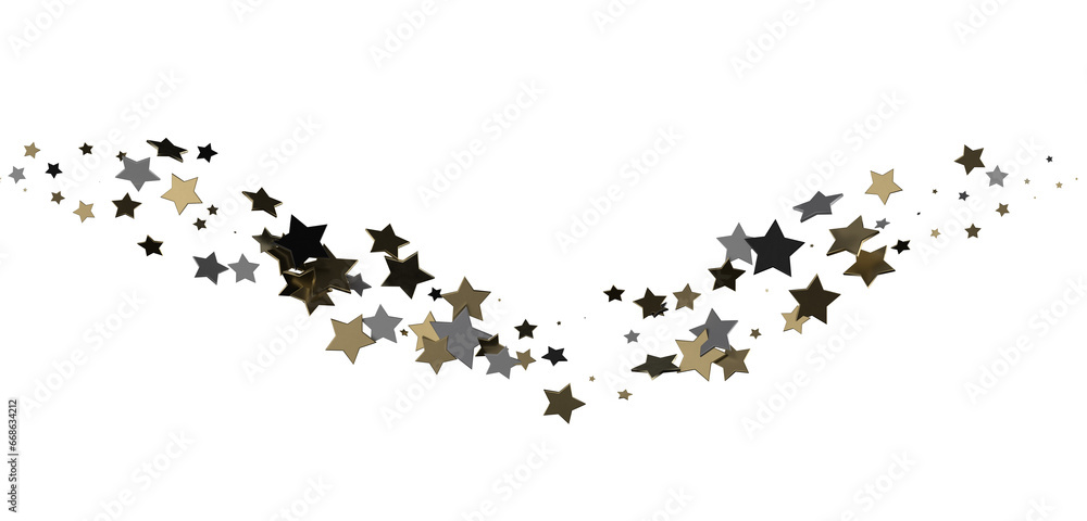 Celestial Downpour: Experience the Marvel of a 3D Gold Stars Rain Celestial Downpour: Experience the Marvel of a 3D Gold Stars Rain