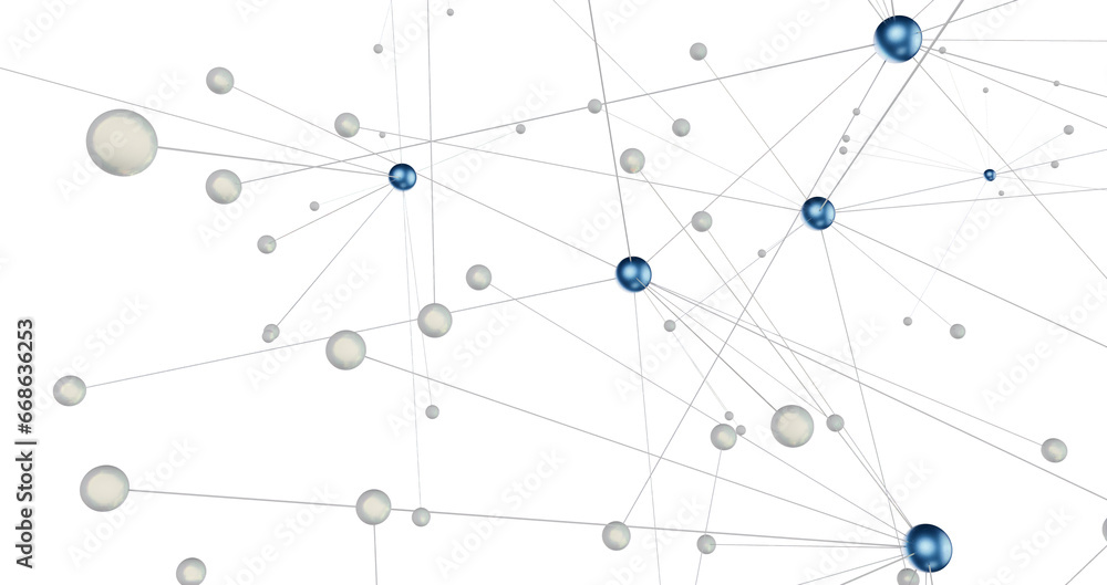 Neural network 3D illustration. Big data and cybersecurity Neural network 3D illustration. Big data and cybersecurity